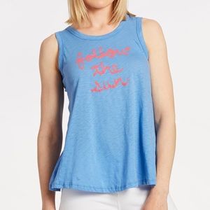 💙Sundry Follow the Sun Open Back Tank